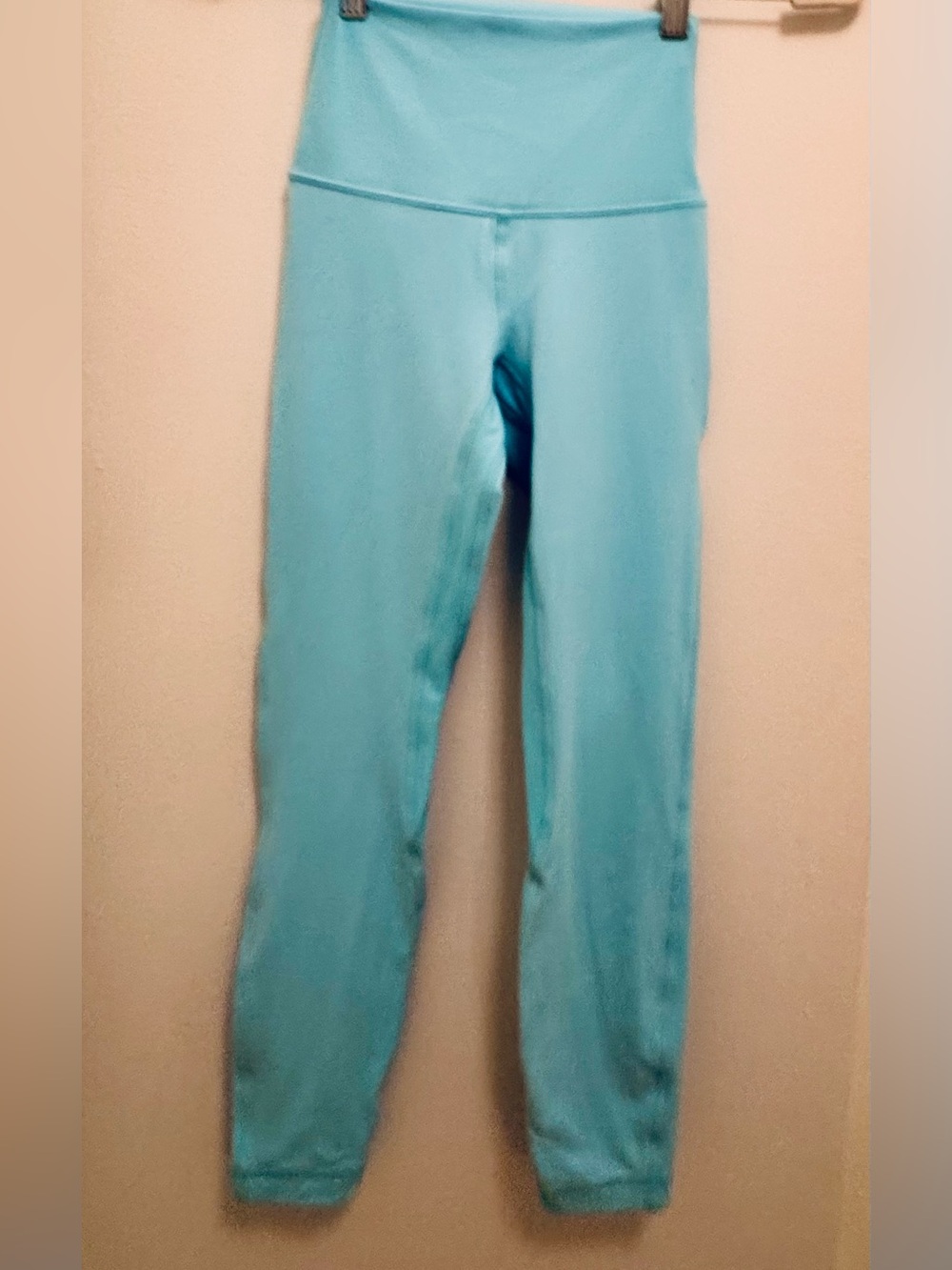 Lululemon High-Waist Light Blue Leggings